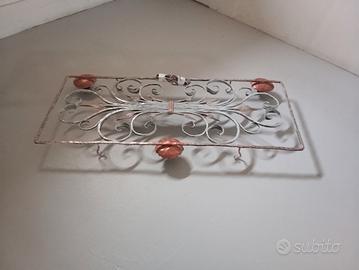 lampadario ferro battuto 