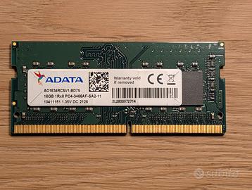 Memoria RAM Portatile ADATA 16GB DDR4 3466MHz SO-D