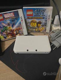 Nintendo 3DS + giochi, custodia trasporto e carica