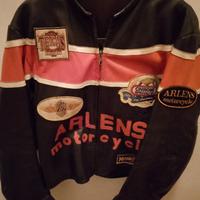 giubbotto in pelle da moto 