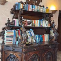 Mobile antiquariato . Fuciliera fatta a mano