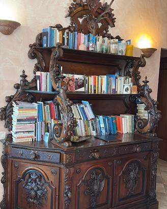 Mobile antiquariato . Fuciliera fatta a mano