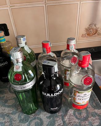 Bottiglie in vetro vuote Gin