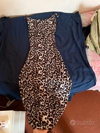 Leopard maxi dress
