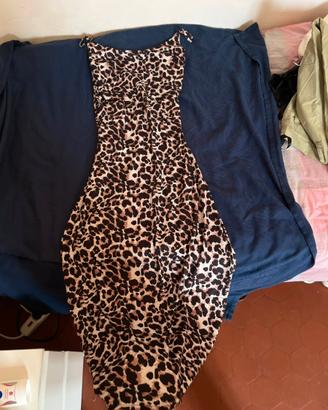 Leopard maxi dress