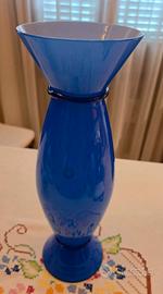 Vaso "Acco" Venini Azzurro