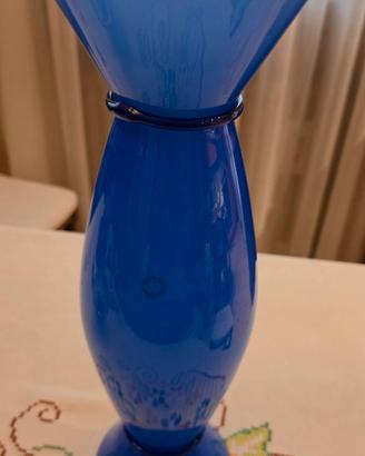Vaso "Acco" Venini Azzurro