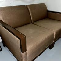 Coppia di poltrone SELVA in tessuto e legno