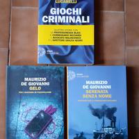 Lotto 3 libri romanzi racconti gialli De Giovanni