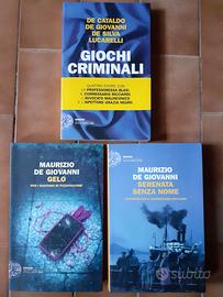 Lotto 3 libri romanzi racconti gialli De Giovanni