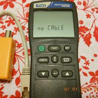 Tester Ht quick lan 6050 per reti lan,bnc nuovo