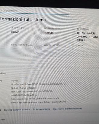 Notebook Acer Aspire 5 i7 11th 512sd 16gb