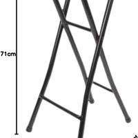 Sgabello pieghevole bar Sedia, Cucina cm 71x40x31