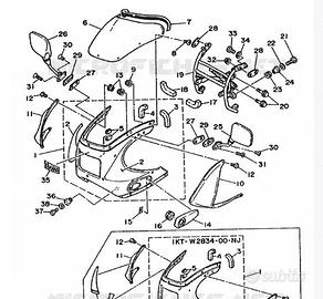 Specchio Dx Yamaha GTS A 1000 4BH262900000