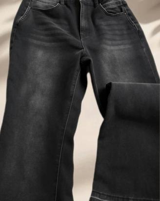 jeans a zampa elasticizzato donna 