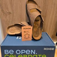 Sandali/ciabatte/pantofole Rohde in pelle TG.46