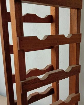portabottiglie in legno