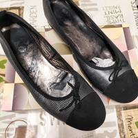 Ballerine donna in pelle e camoscio tg 43