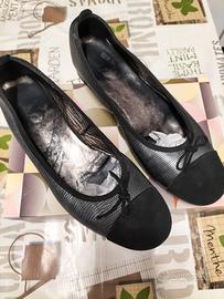 Ballerine donna in pelle e camoscio tg 43