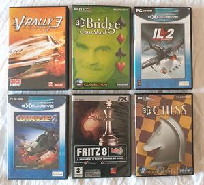 Videogiochi PC Retrogames CD-ROM vintage SET pz.6