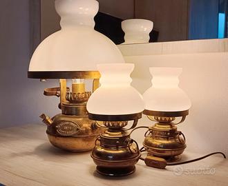 Set 3 lampade storiche stile navale