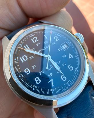 HAMILTON KHAKI FIELD AUTO 38 MM – BLU – H70455540