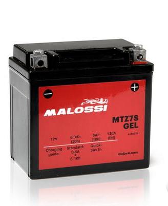 Batteria malossi MTZ7S precaricata GEL