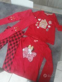 2 completi natale bimba 4/5 anni