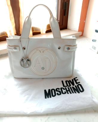 borsa bianca Armani 