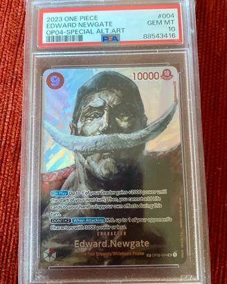 One Piece Edward Newgate OP02-004 PSA 10 ENG