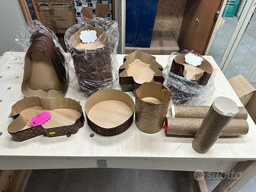 Stock 532 stampi in carta per dolci Natale Pasqua