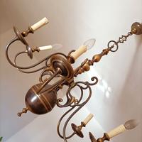 Lampadario in ottone