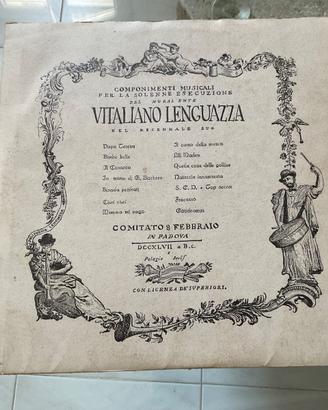 LP 33 giri VITALIANO LENGUAZZA Università Padova 8