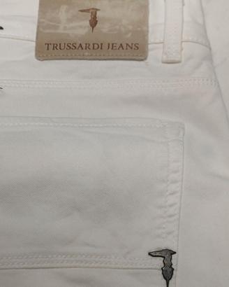 Jeans bianchi uomo Trussardi