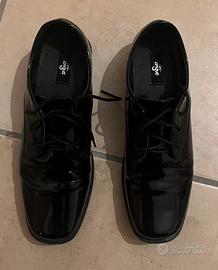 Mocassini nero lucidi per bambino