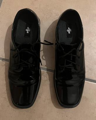 Mocassini nero lucidi per bambino