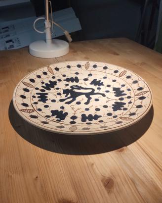 n.2 Piatti Decorativi Ceramica Artigianale