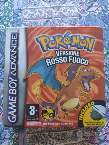 Pokemon Rosso fuoco Gameboy Advance boxato usato  Cuneo