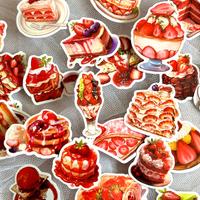 Set di 24 pz Adesivi – Dolci & Fragole Aesthetic