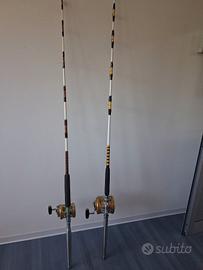 canne da pesca traina/ tonno