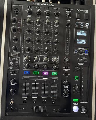 Concolle Denon completa di Sc 5000M e mixer X1800