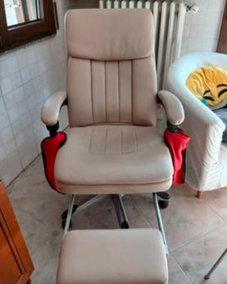 poltrona ufficio con  massaggiatore