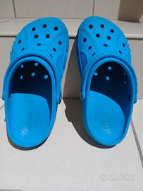 Ciabatte Crocs bambino azzurre  taglia 3.