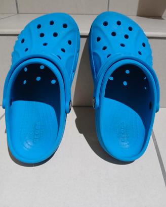 Ciabatte Crocs bambino azzurre  taglia 3.