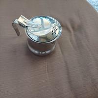 Piccola teiera in acciaio monodose