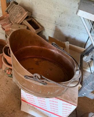 Vari articoli vintage rame e ottone