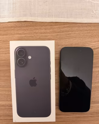 Apple Iphone 16 black 256 Gb