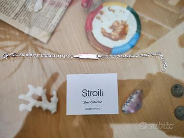 Bracciale e Targhetta Silver Baby Argento Stroili