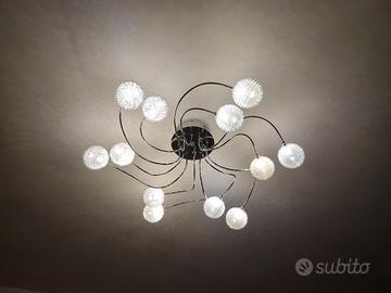 Lampadario di 12 punti luce senza sfere