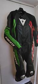 tuta moto dainese pelle taglia 52